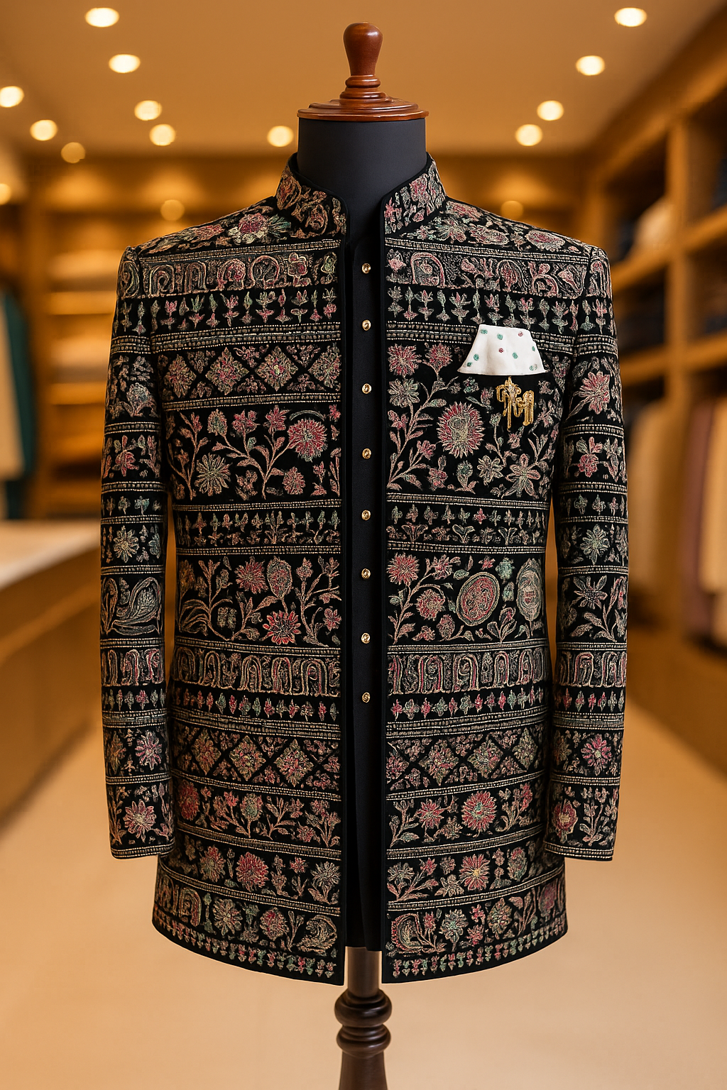jodhpuri jacket dress image 1