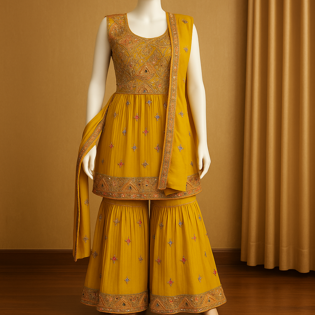 Dazzling sharara set image 1