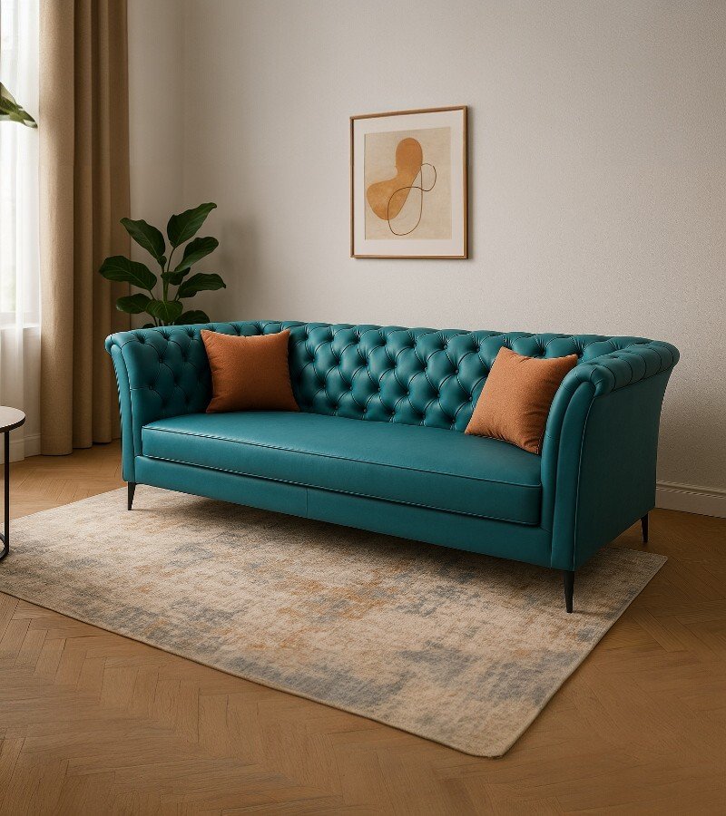 Chesterfield-Style Sofa image 1