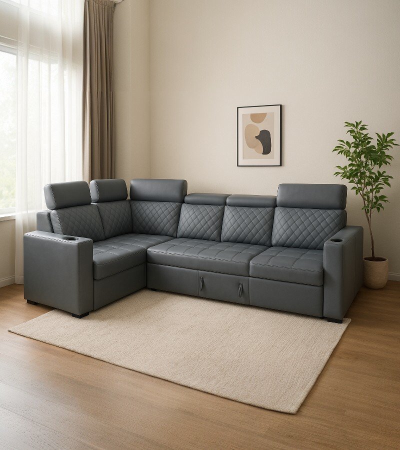 L Shape Living Room Sofa Set image 1
