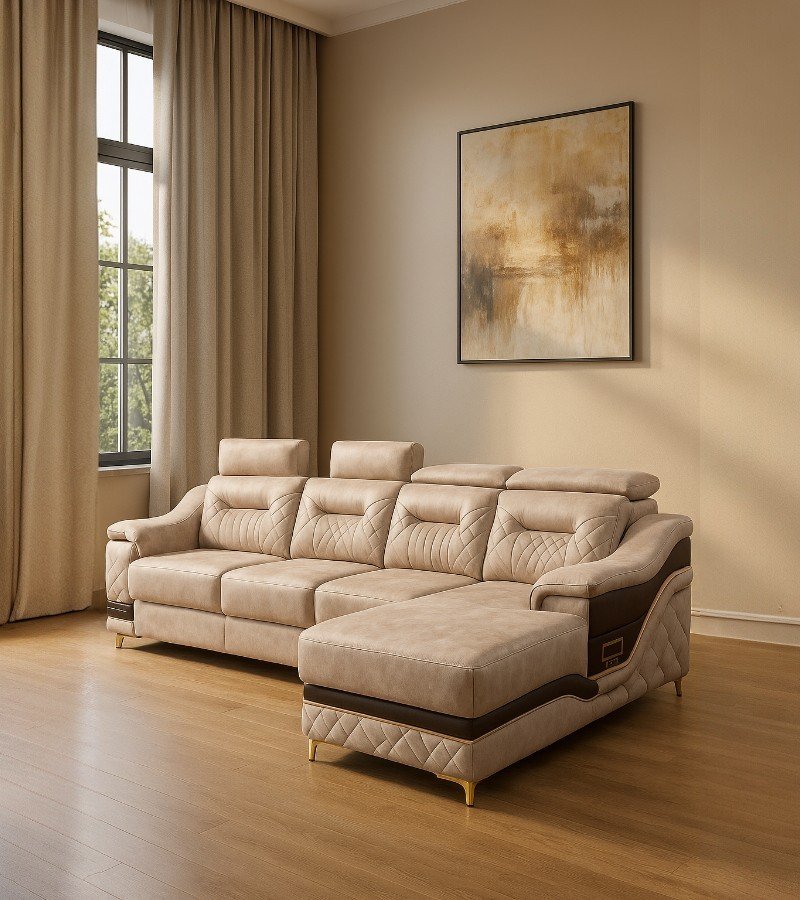 Premium Italian Headrest Model Sofa image 1