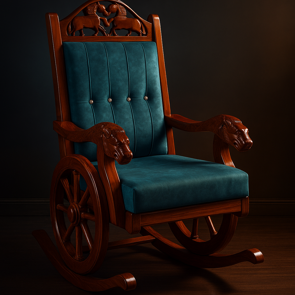 Rocking Teakwood Chair image 1