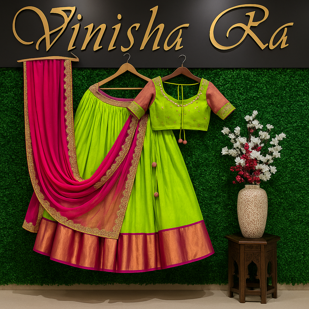 Evergreen lehenga set image 1