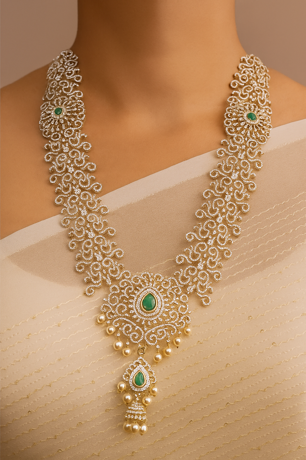 Diamond CZ Necklace image 1