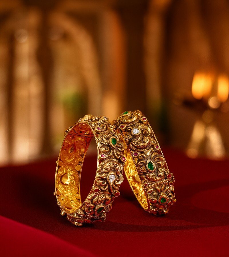22K Gold Bangles image 1