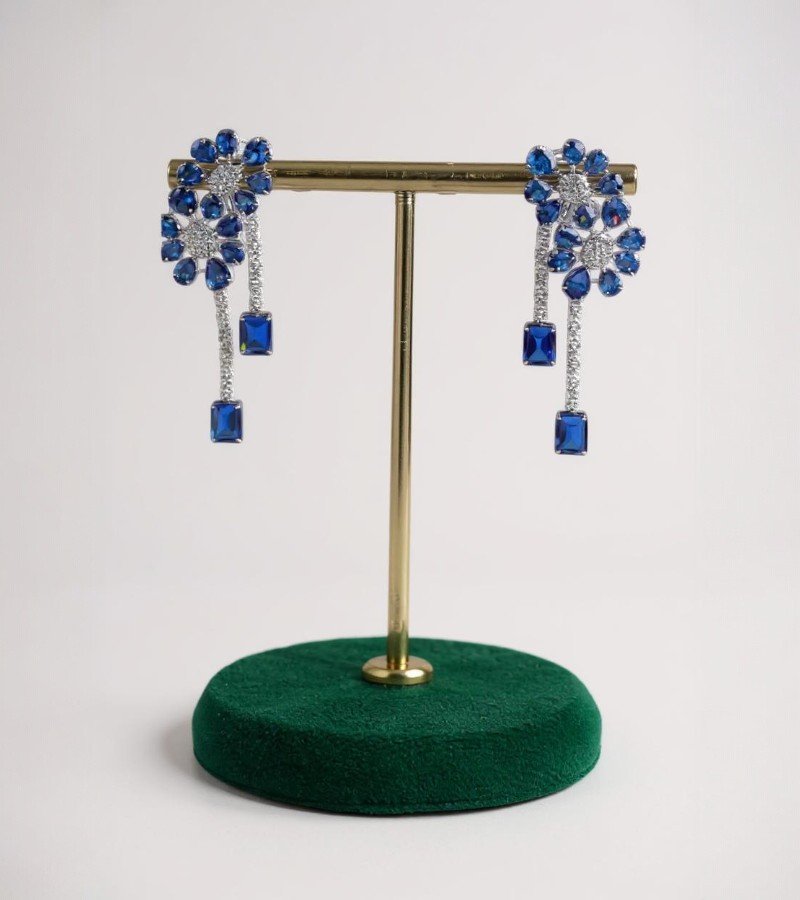 Sapphire Necklace and Earring Set image 2