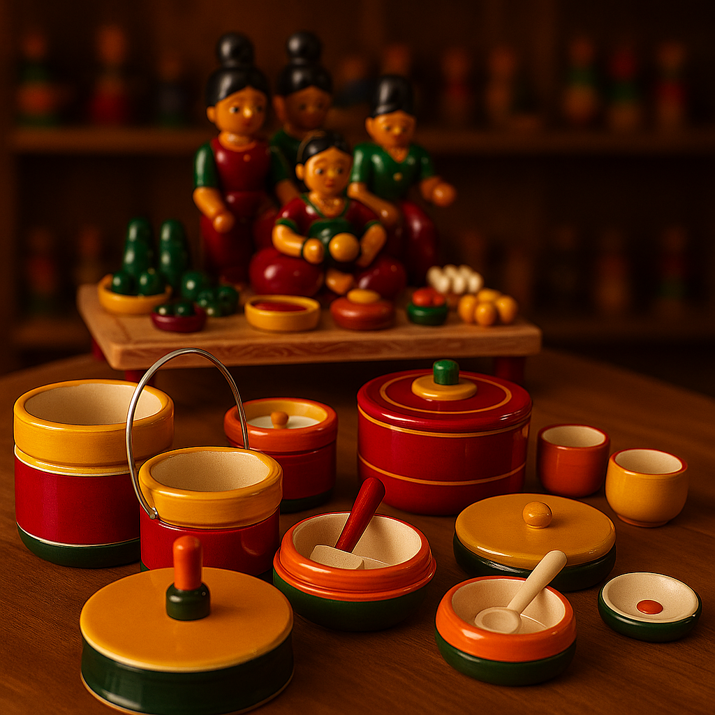 Wooden Kitchen Set image 1