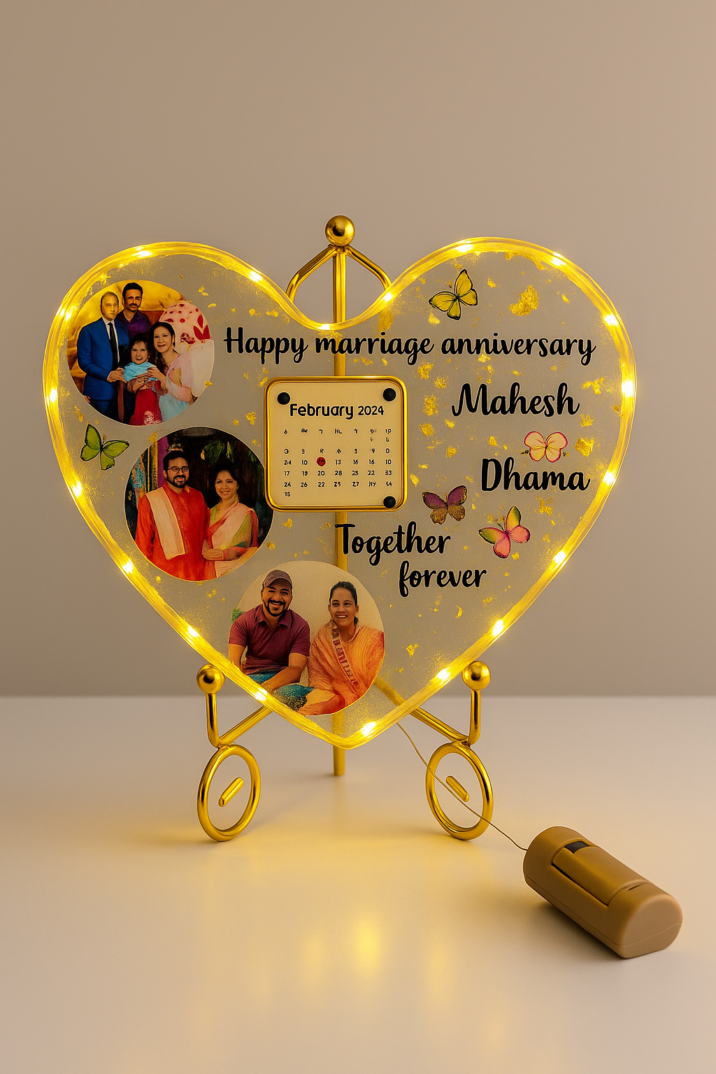 Anniversary resin frame image 1