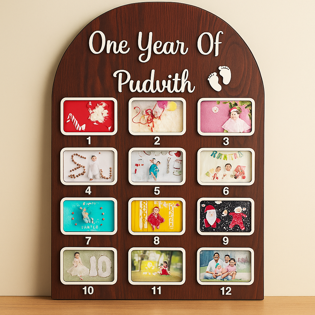 Baby monthly journey frame image 1