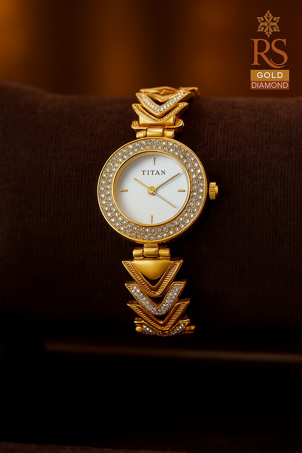 Designer 22K Ladies Watch image 1