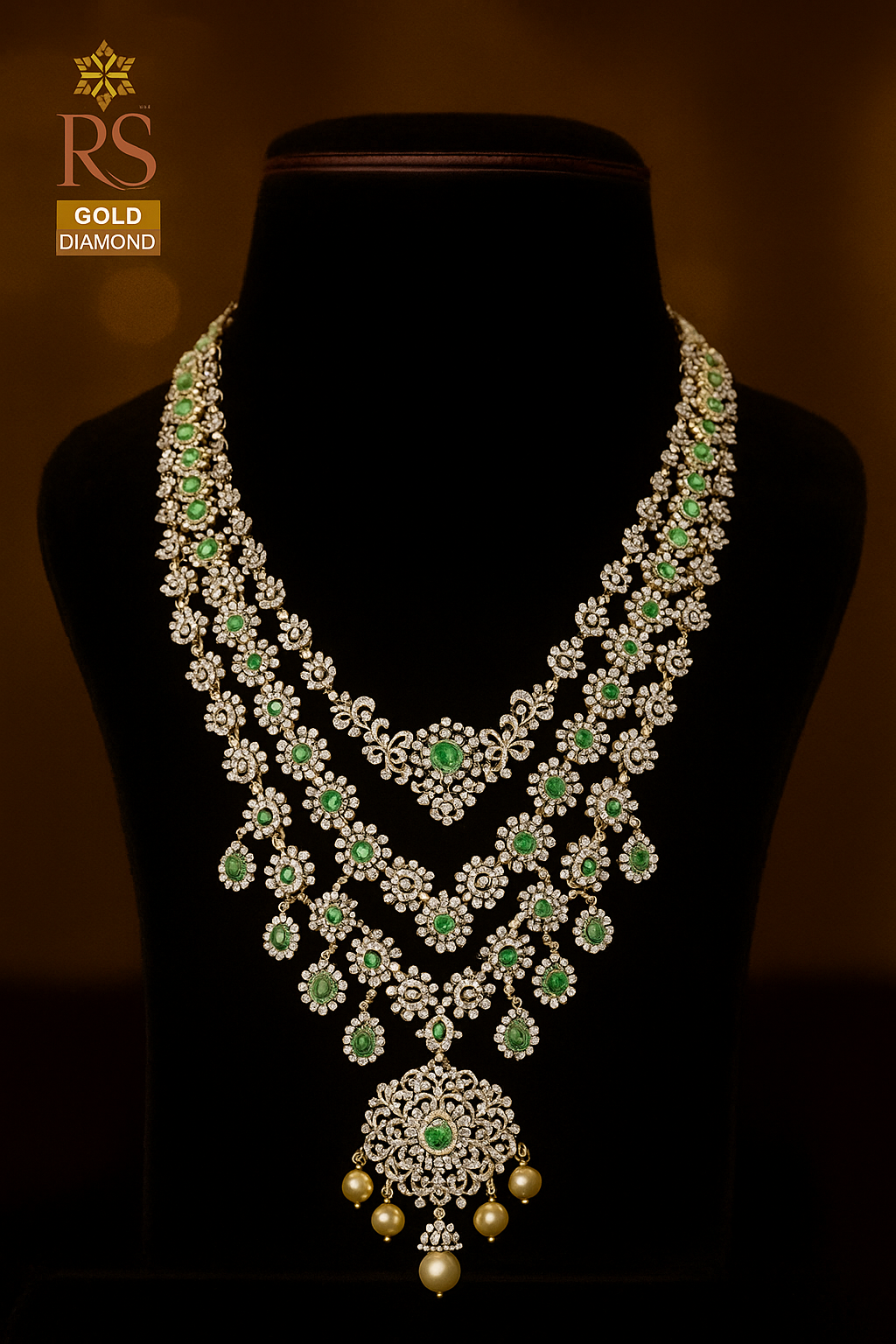 Designer Diamond Haram image 1