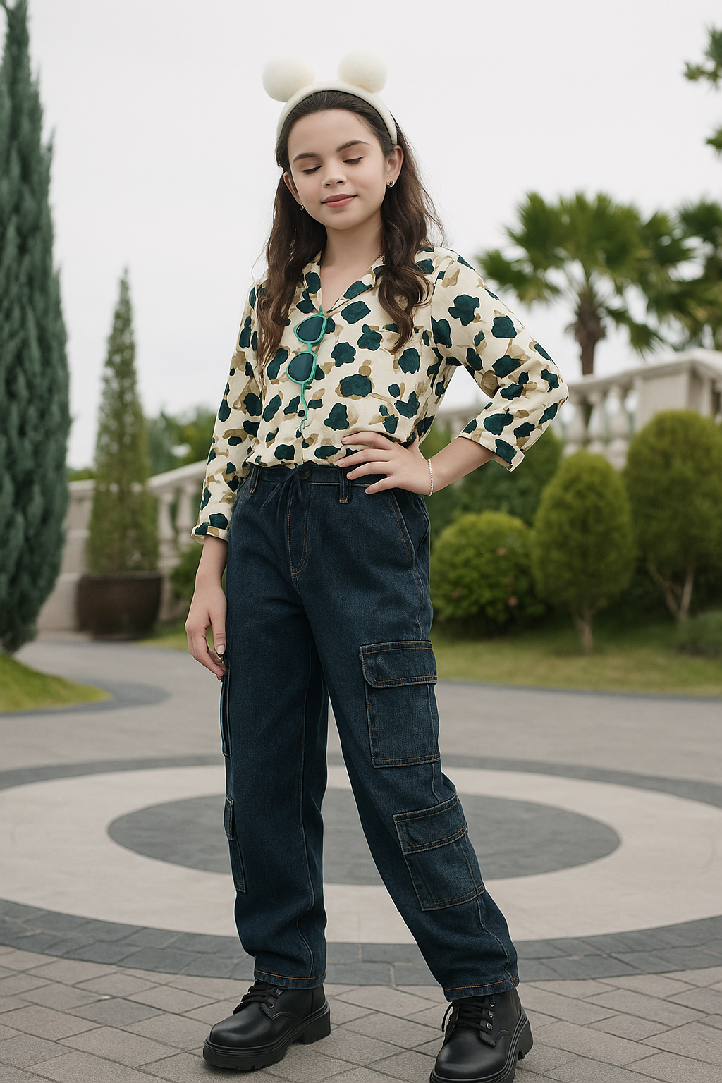 Charming western dress image 1