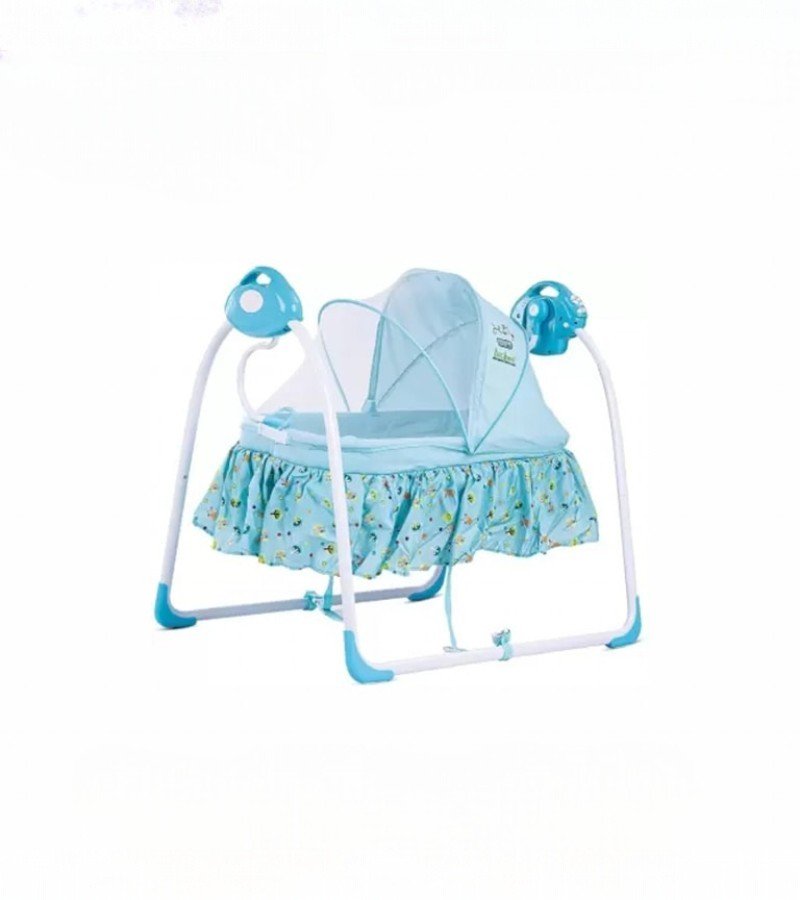 Baybee Celea II Electric Baby Cradle with Automatic Swing and Mosquito Net image 1