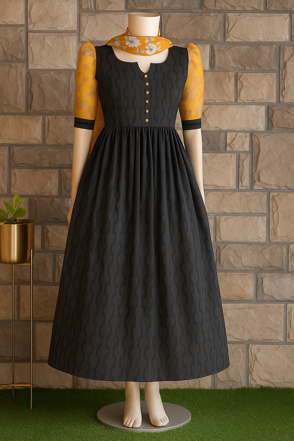 Delta crush maxi frocks image 1