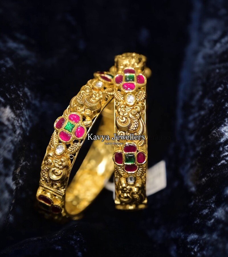 Nakshi Kundan Bangles image 2