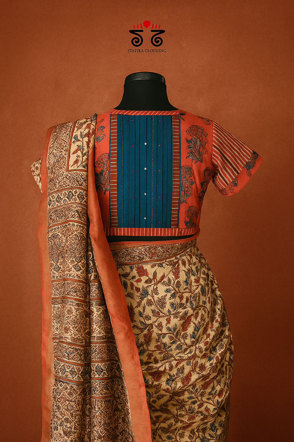 Kalamkari Handcrafted Blouse image 1