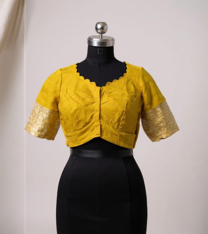 Classic &amp; Classy Mustard Blouse image 1
