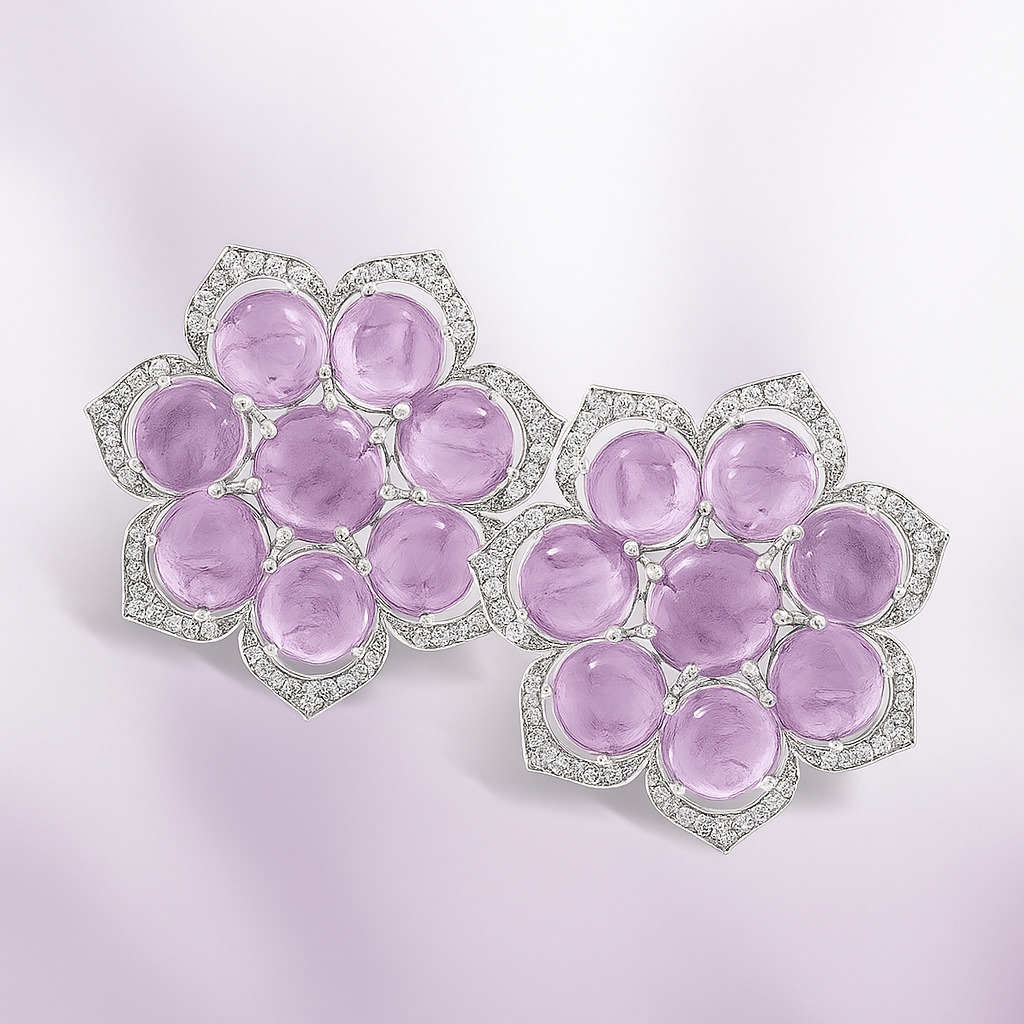 Floral Stud Earings image 1