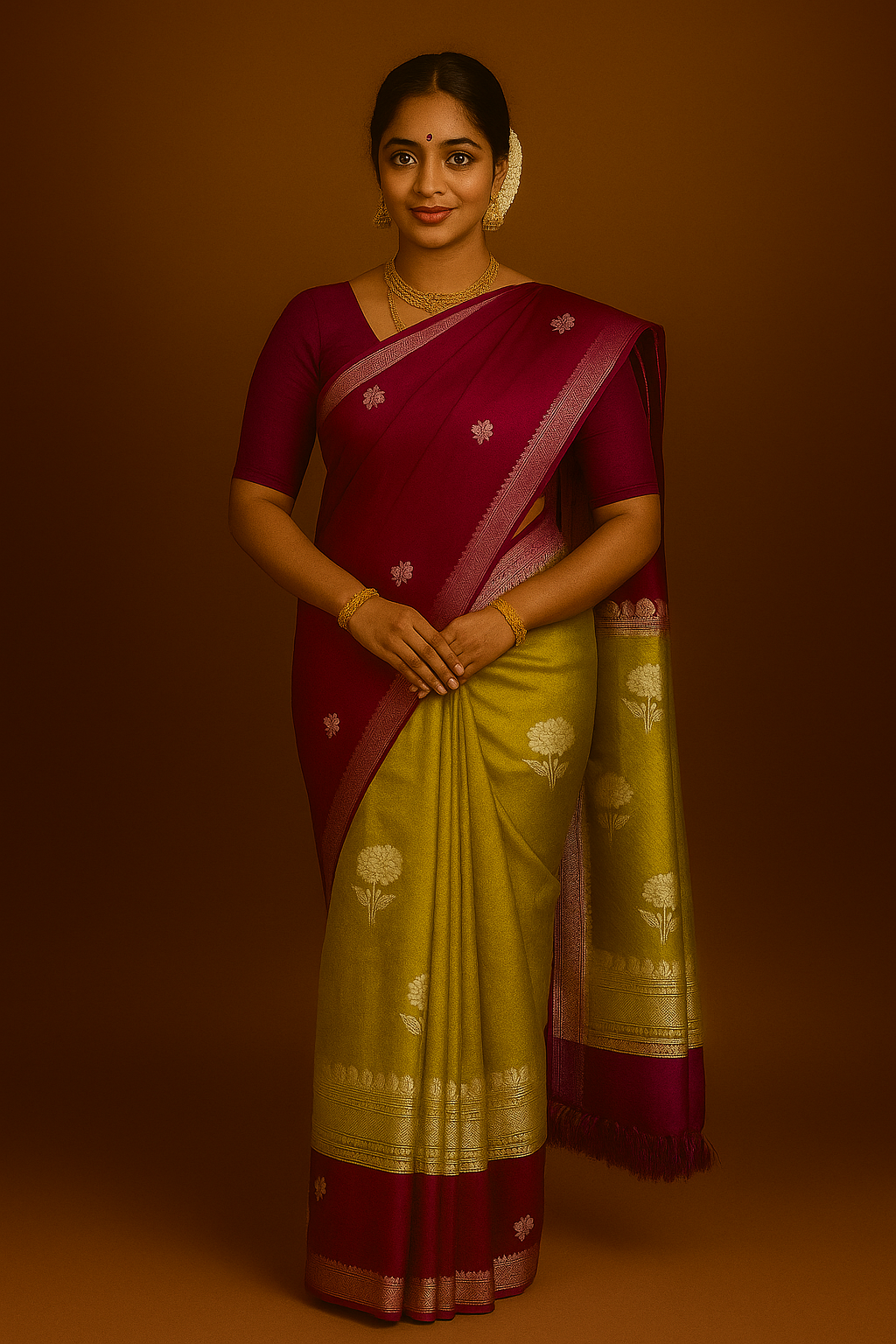 Pure Benaras Pattu Saree image 1