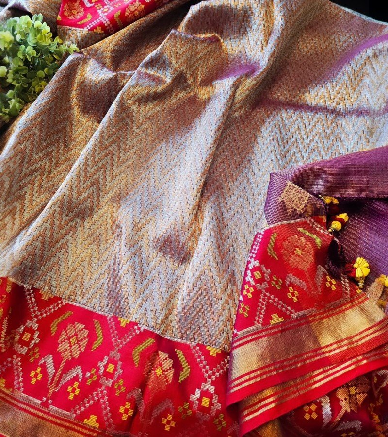 Jamavar Zari Kota Tissue image 1