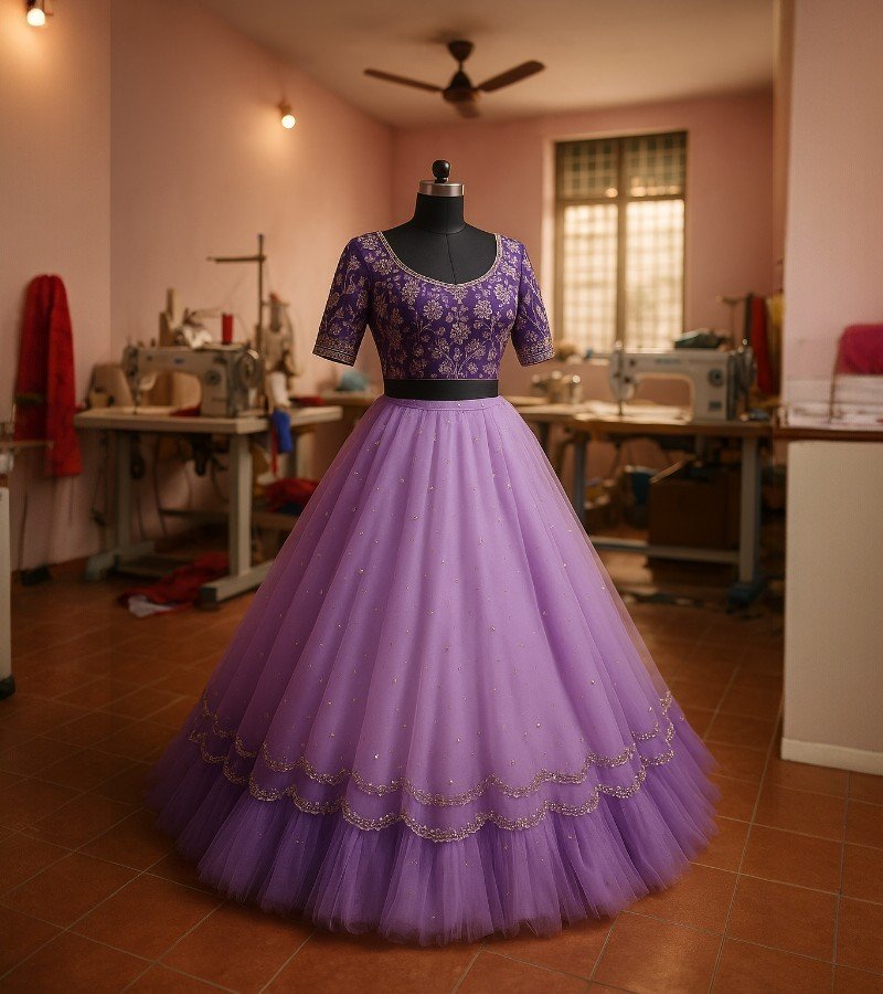 Bridal Reception Lahenga Blouse image 1