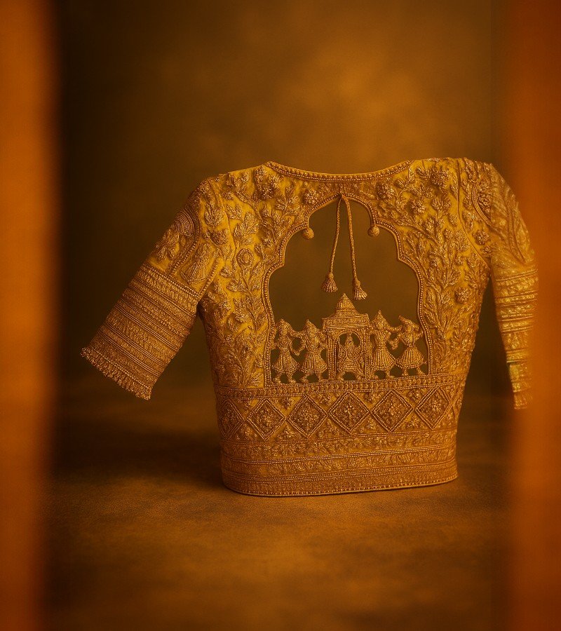 Palliki Bridal Work Blouse image 2