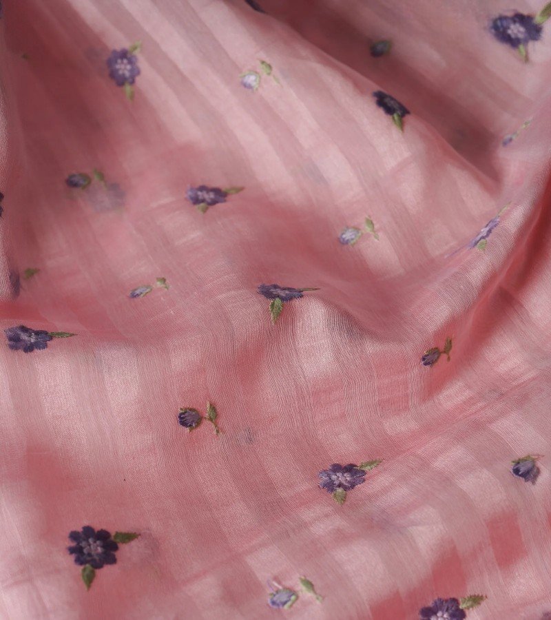 Chanderi Stripes Embroidery image 3