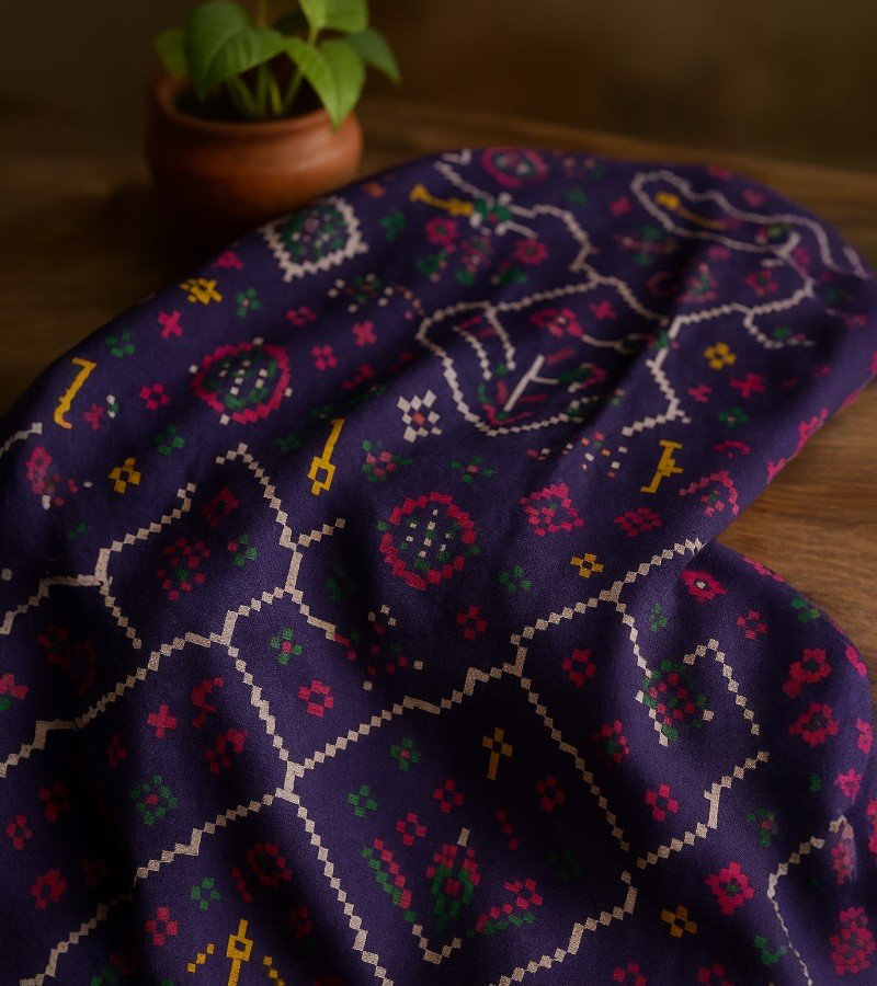 Mul Chanderi Prints image 1