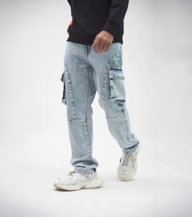 Versatile Cargo Jeans image 1