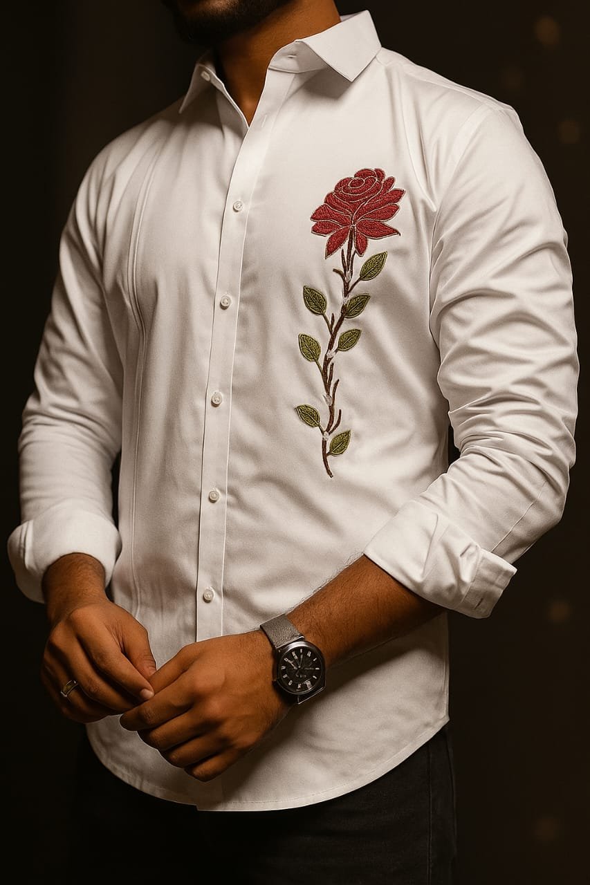 Rose Design Shirt image 1