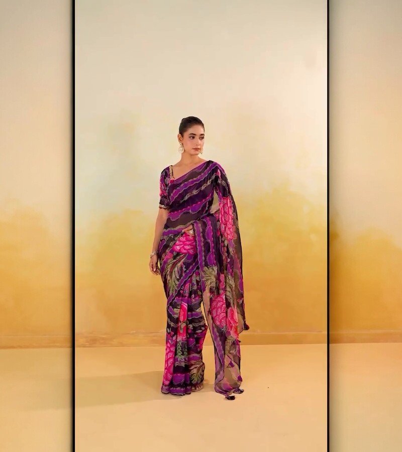 Chiffon Saree image 1