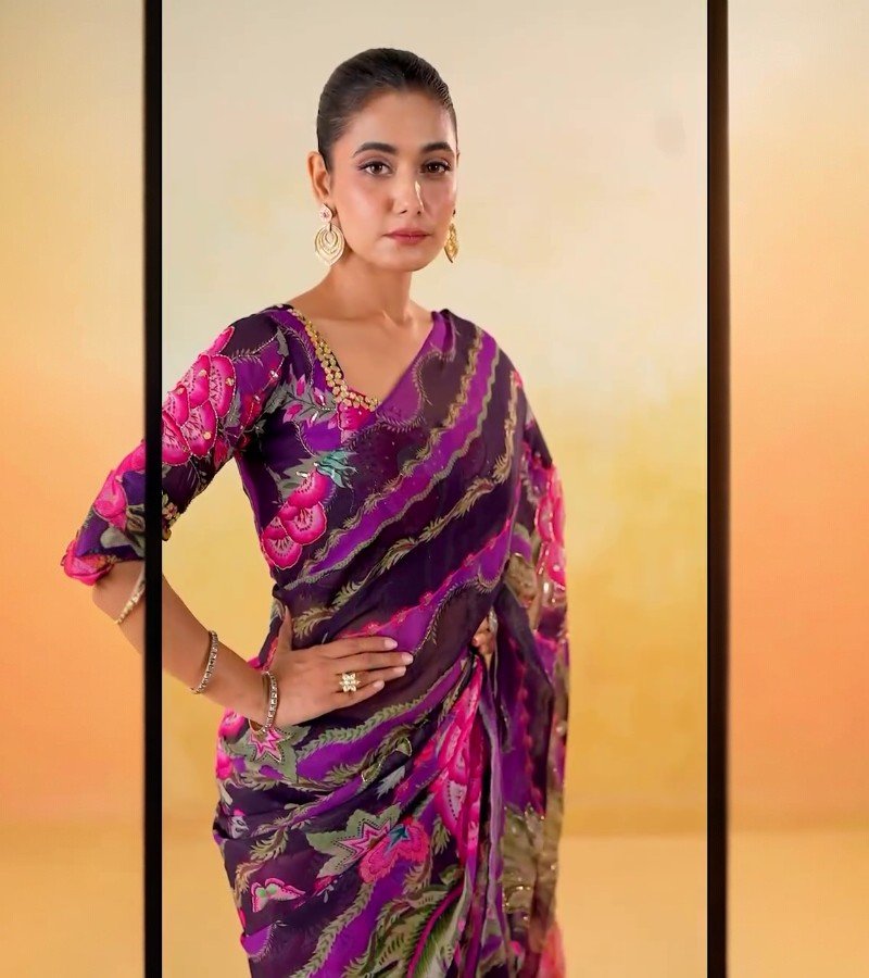 Chiffon Saree image 3