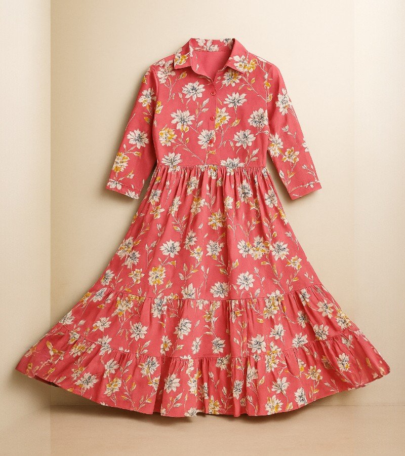 Cotton Midi Dress image 2