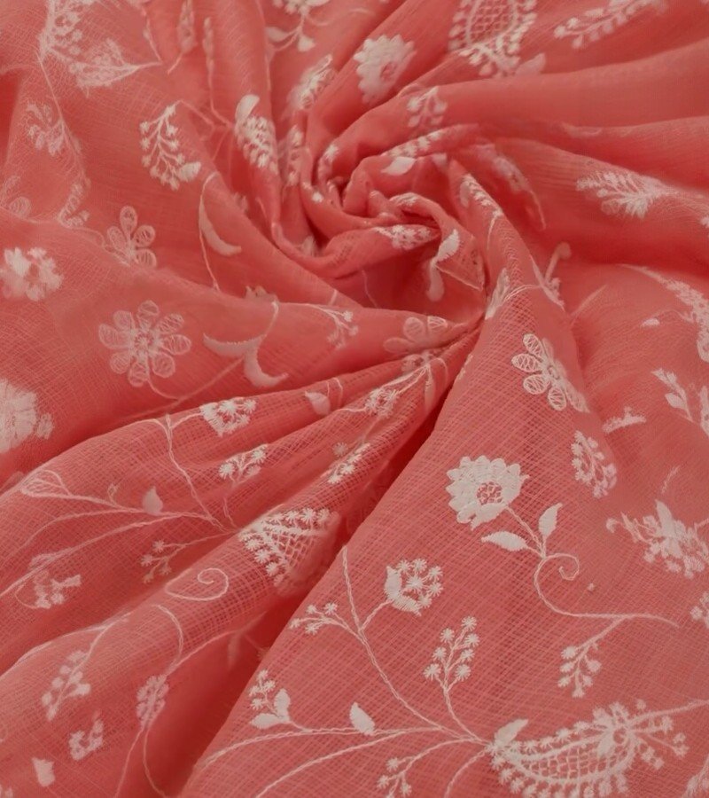 Peach Kota Cotton Drape image 1