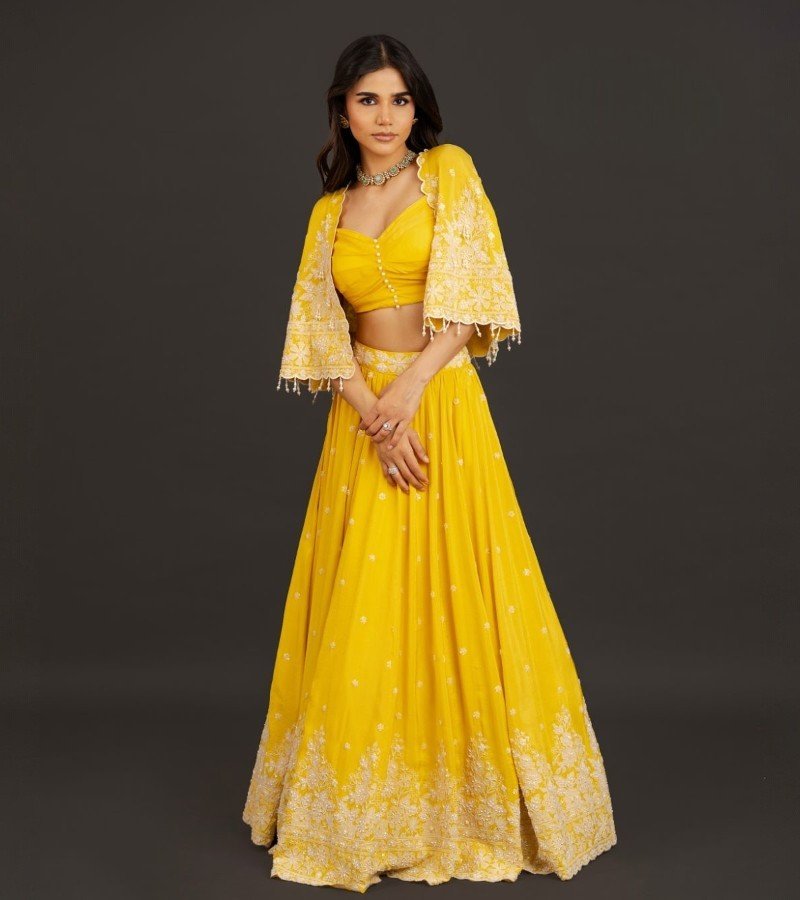 Yellow Lehenga image 1