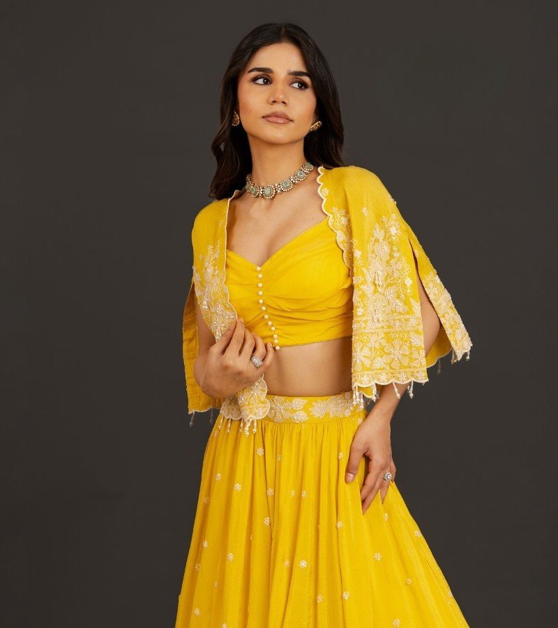 Yellow Lehenga image 2