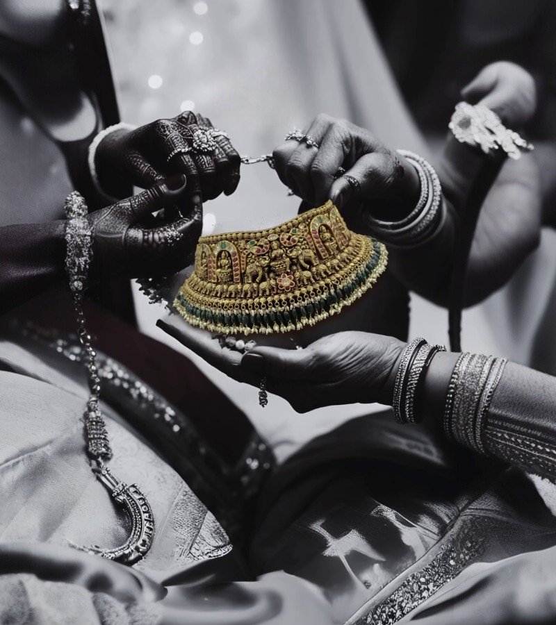 22k Gold Necklace Set image 1