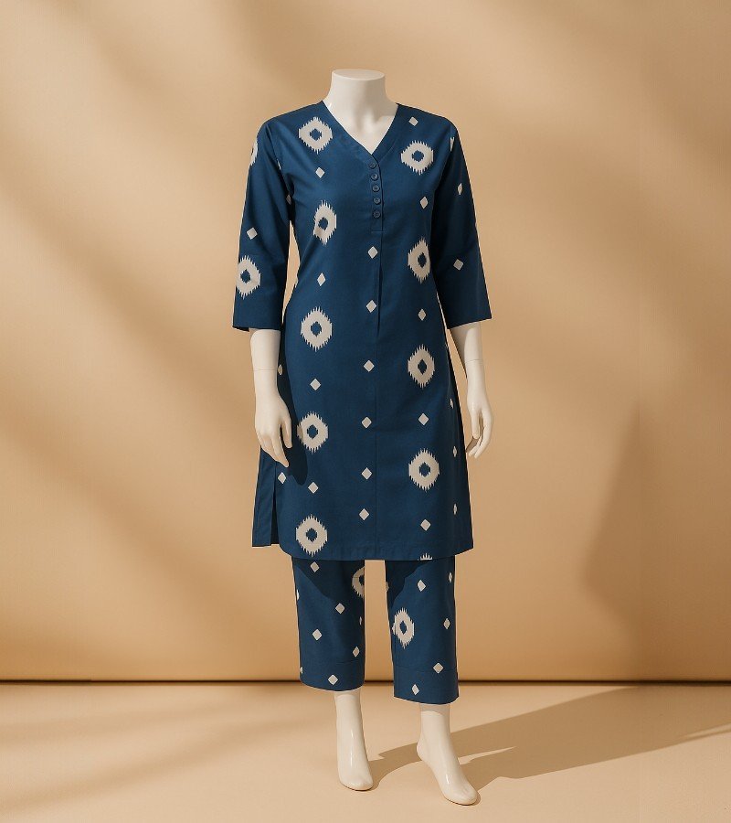 Pure Cotton Kurti &amp; Pant Set image 1