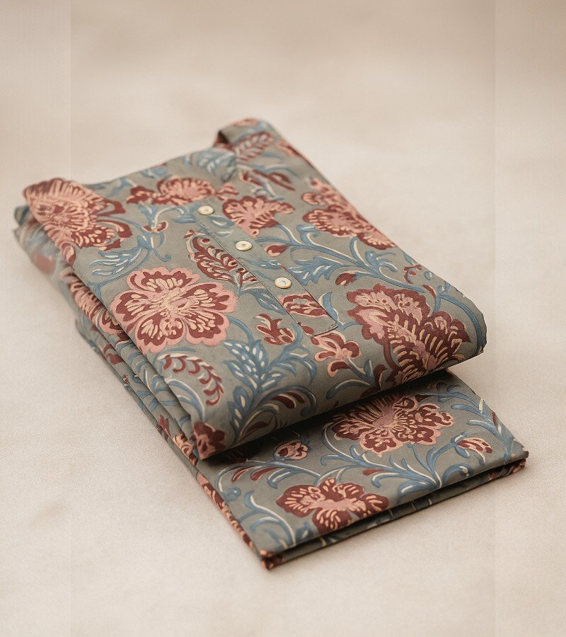 Pure Cotton Kurti &amp; Pant Set image 2