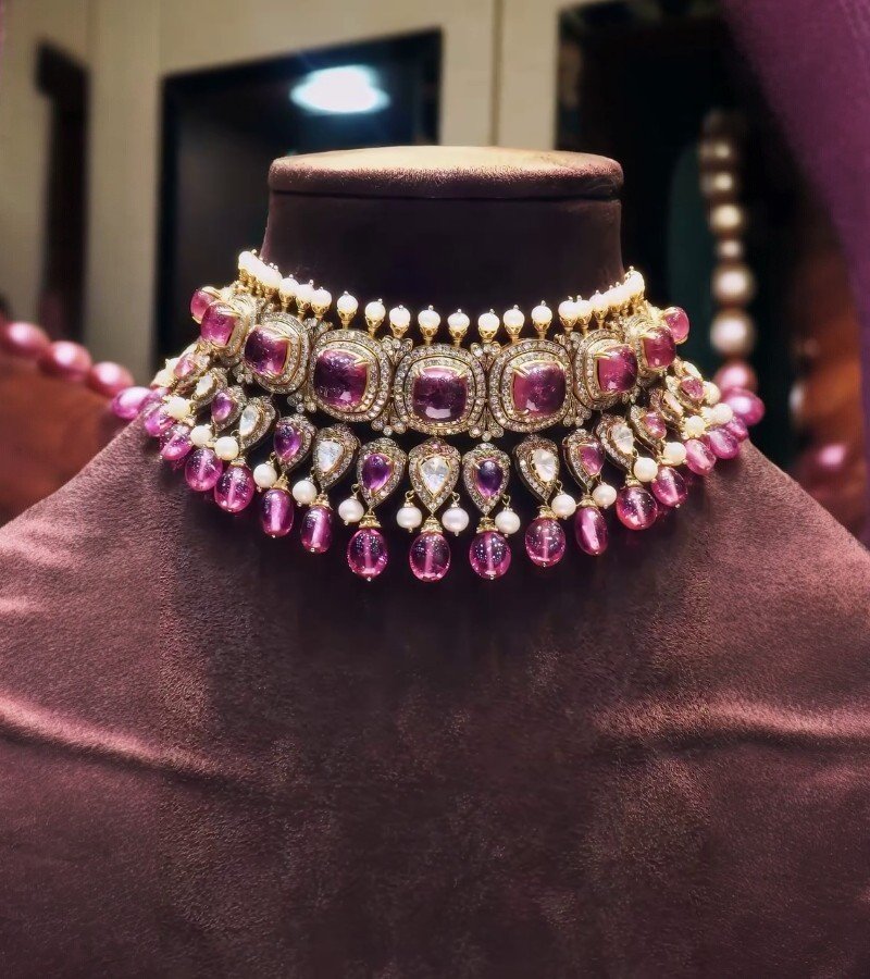 Tourmaline Elegance Statement Choker Set image 1