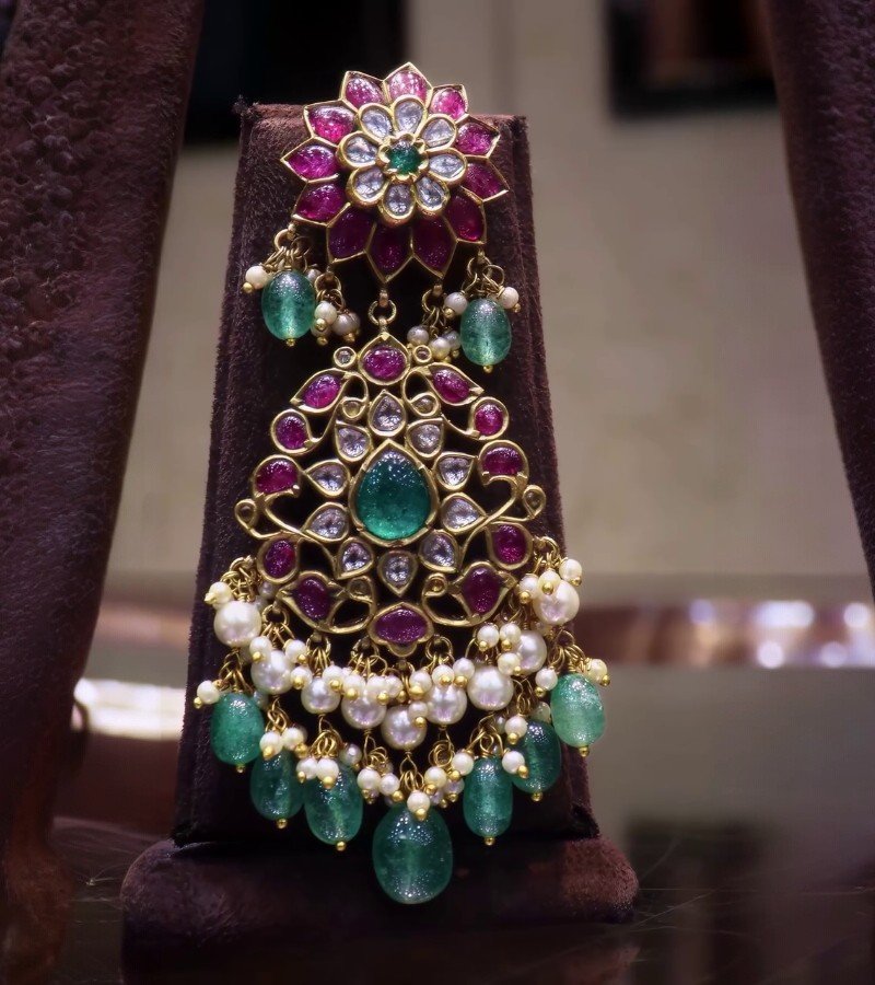 Kundan Rani Necklace Set image 1