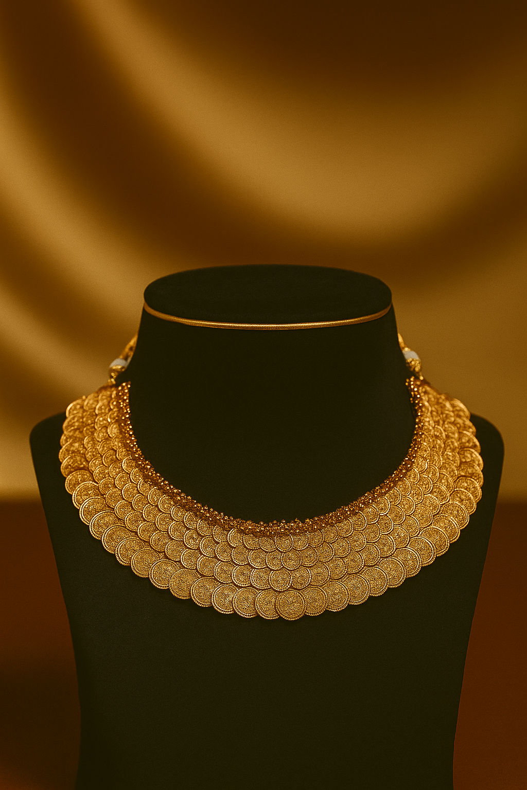 Antique Lakshmi Coin Necklace image 1