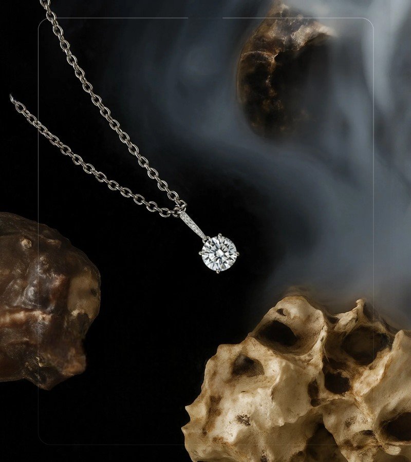 Diamond Pendant Necklace image 1