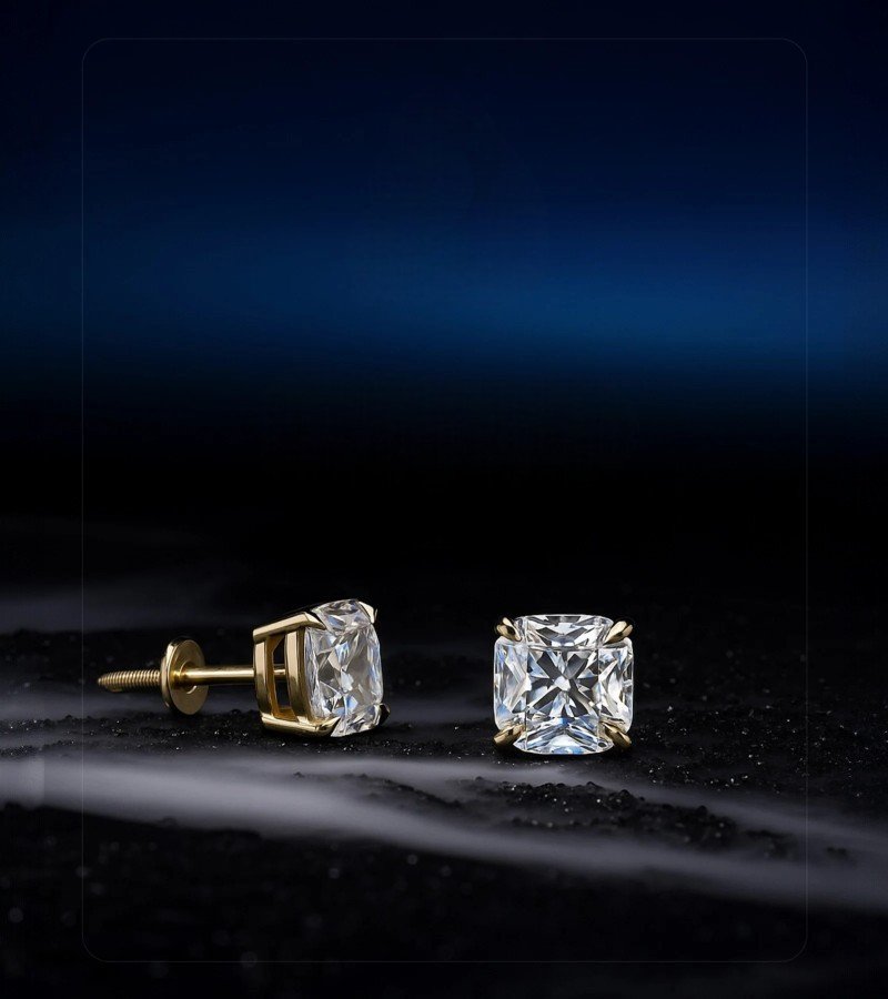 Diamond Stud Earrings image 1