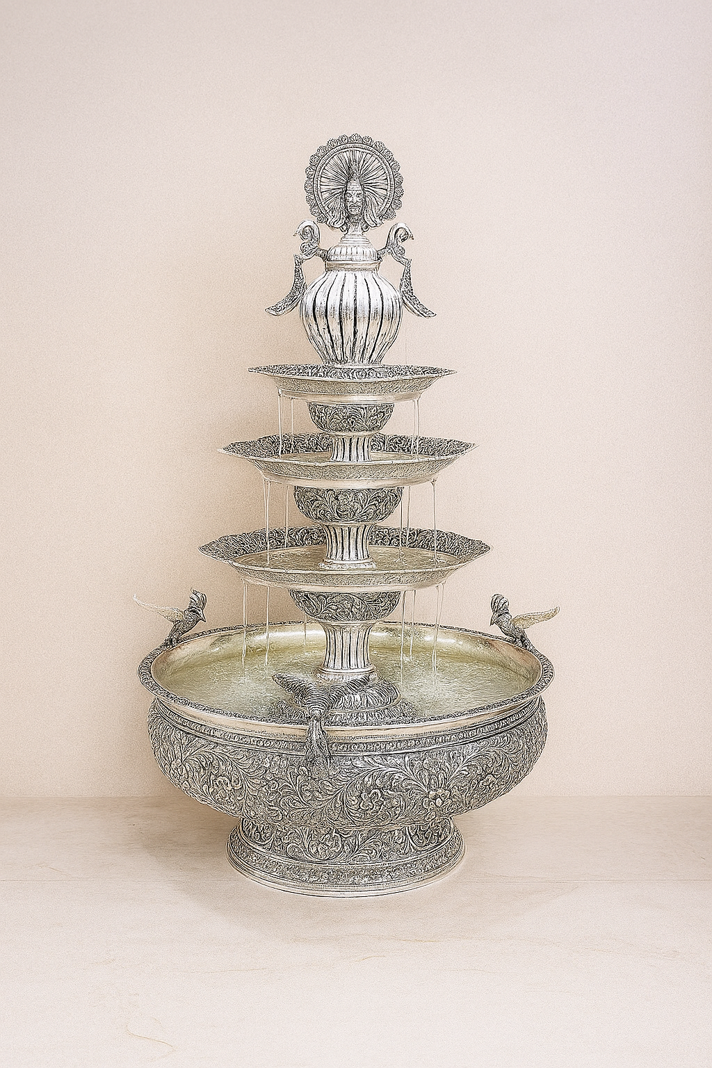 Regal Heritage Silver Water Fountain image 1