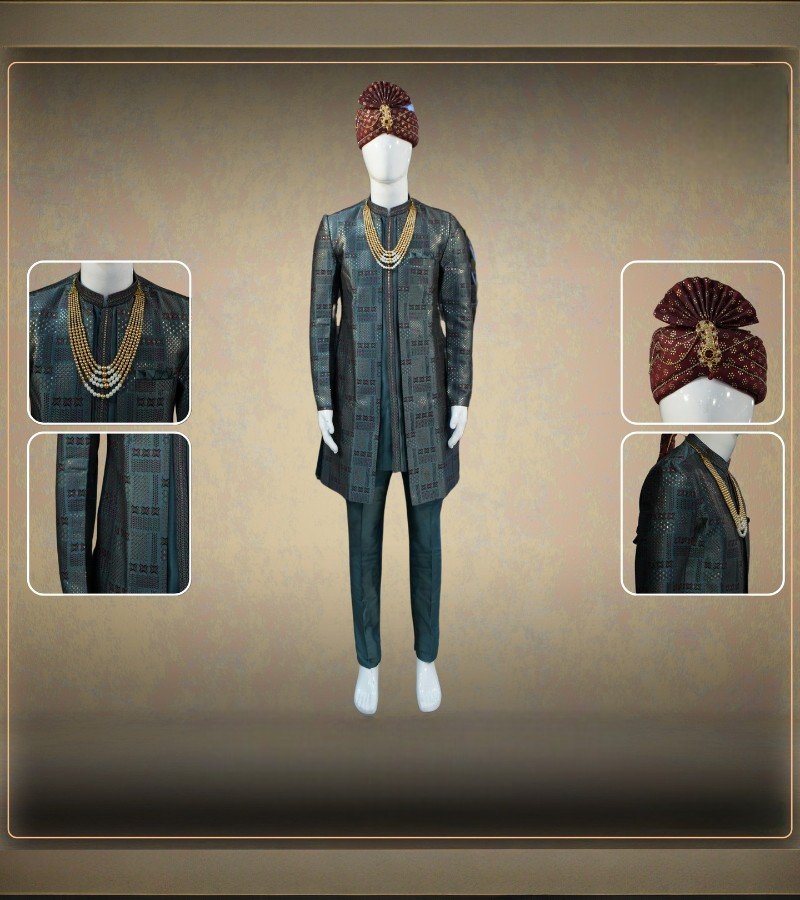 Semi Sherwani image 1