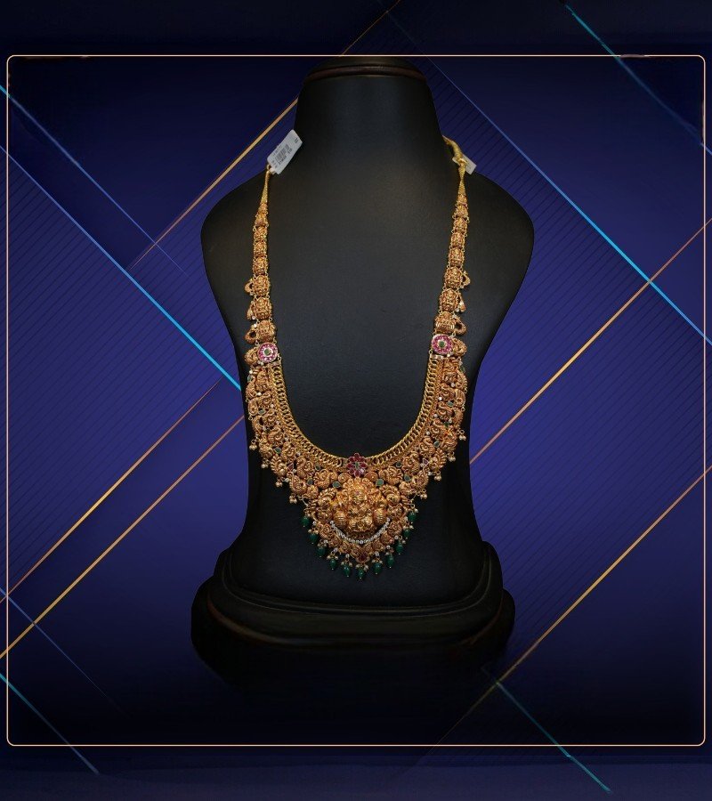 Jilebi Model Gold Haaram image 1