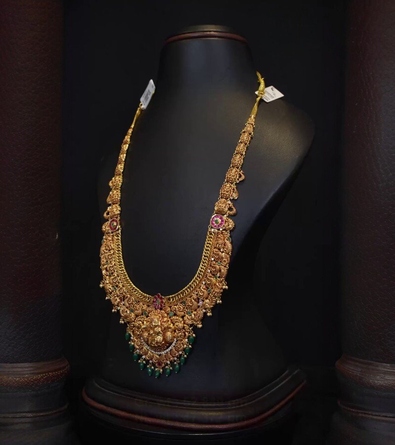 Jilebi Model Gold Haaram image 2