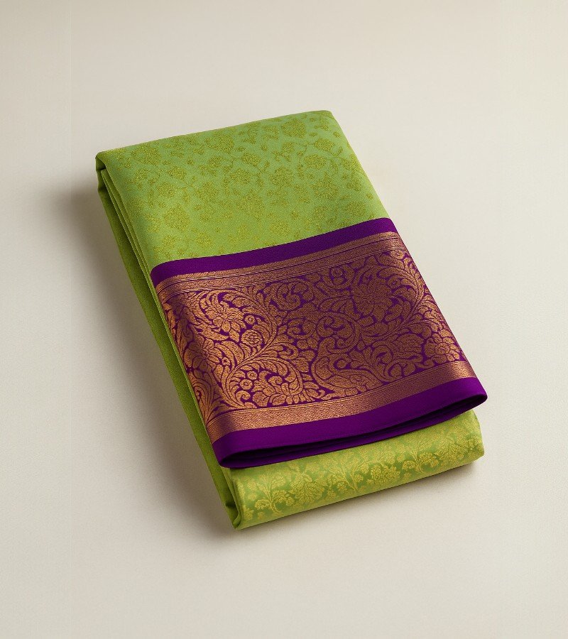 Kuttu Border Pattu Sarees image 2