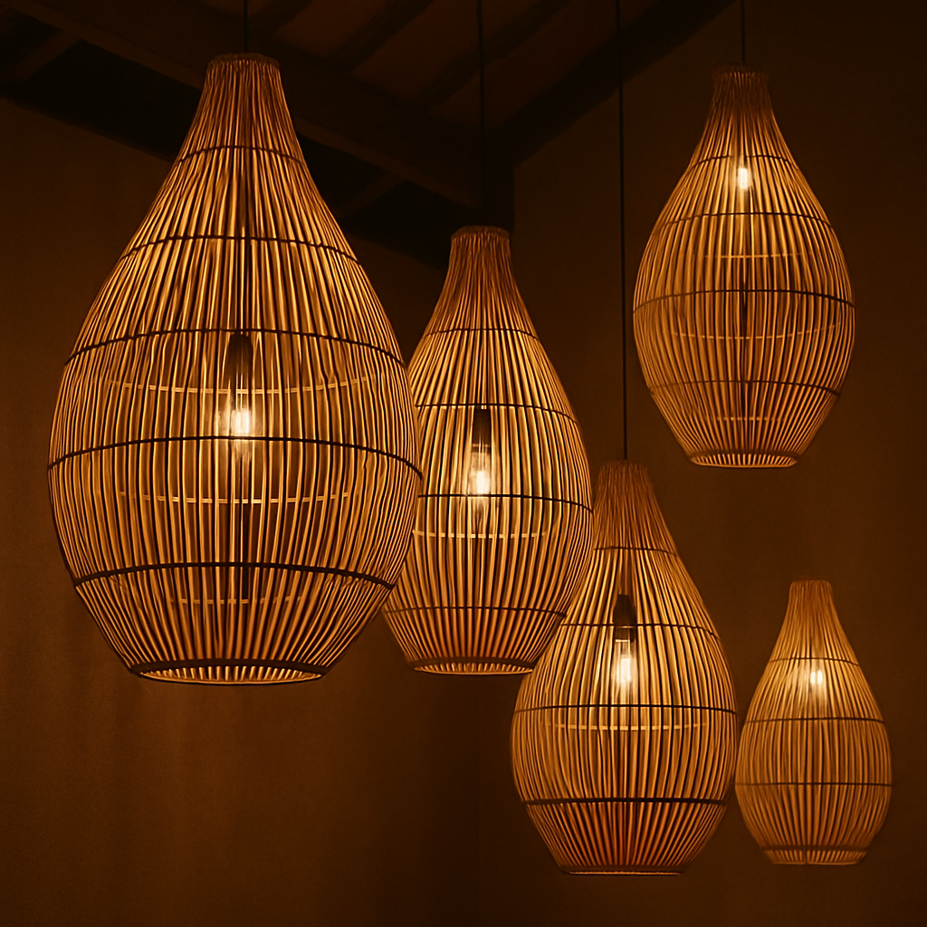 Bambu Hanging Lamps image 3
